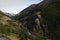 View of the mountains on the way to the Mirador Torres del Paine, Chile