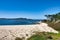 View from the mouth of the Carmel River out to Pt. Lobos.