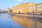 View of Moyka River and Yusupov Palace.