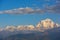 View of Mt. Dhaulagiri 8,172m. at Sunrise from Poon Hill, Nepal.