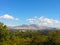 View of Mt Diablo and downtown Walnut Creek