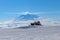 View of Mt. Erebus in Antarctica