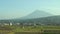 View of Mt. Fuji from a bullet train