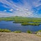 View from Mt. Megunticook, Camden, Maine, New England, USA