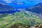 View from Mt. Stanserhorn in Switzerland