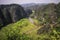 View from Mua mountain on Tam coc, Halong bay on land, Mua Cave Ecolodge, Ninh Binh, Vietnam