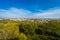 The view on multi-storey houses and natural park residential areas of â€‹â€‹Berlin