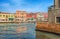 View of Murano island, a small island inside Venice Venezia area, famous for its glass production., Italy