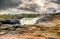 View of Murchison Falls on the Victoria Nile river National Park