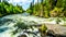 View of Murtle River during high snow melt, in Wells Gray Provincial Park, BC, Canada