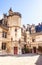 View of the Musee de Cluny, a landmark national museum of Paris, France