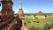 View from the Myauk Guni temple in Bagan