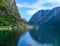 View of the Naeroyfjord from the pier of Gudvangen. Naeroyfjord Neroyfjord offshoot of Sognefjord is the narrowest fjord in