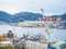 View of Nagasaki port harbour