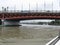 View of the Nagtahan bridge over the Pasig river, Manila, Philippines