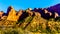 View of Nagunt Mesa, and other Red Rock Peaks of the Kolob Canyon part of Zion National Park, Utah, United Sates