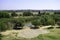 View of Nahal Alexander or Alexander stream National Park . Israel