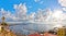 View of Naples and Vesuvius from Posillipo hill