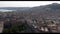 A view of Napoli, Italy, Aerial view of the historic center of Italy.