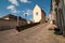 View of a narrow street in the city of Luxembourg