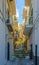 View of a narrow street in the Italian city Vieste...IMAGE