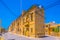 View of a narrow street in Xaghra, Malta