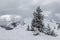 View of Nassfeld ski resort, Austrian Alps