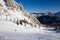 View of Nassfeld ski resort, Austrian Alps