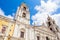 View of The national palace Mafra. the most monumental palace and monastery in Portugal