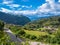 View of the nature around Leymebamba, northern Peru.