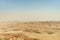 View on the nature of israel negev desert