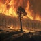 view Nature in peril Forest fire wreaks havoc, damaging natural habitats