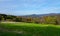 View of nature and the Rhön near Riedenberg. Autumn forest