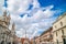 View of Navona Square, Piazza Navona, in Rome, Italy.