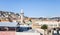 View of Nazareth city from the roof of International Marian Centre in Nazareth city in Israel