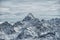 View from the Nebelhorn mountain, Bavarian Alps, Oberstdorf, Ge