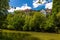 View from the Neckarinsel to Hohentuebingen Castle