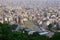 View of nepalese capital Kathmandu from Monkey temple,Nepal