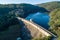 View of Nepean Dam wall at sunrise.