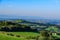 View from neustadtl in austria to the danube valley and kollmitzberg