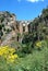 View of the New Bridge and ravine, Ronda, Spain.