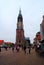 View of the New Church, main square Delft Netherlands