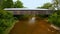 View of New Hope Covered Bridge in Ohio, United States