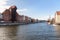 View of New Motlawa river in Gdansk downtown