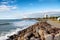 View of New Plymouth Coastal Walkway, North Island, New Zealand