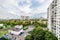 View of a new residential area on the outskirts of modern Moscow