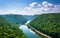 View of the New River from Hawk\'s Nest State Park, West Virginia