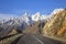 View on the new silk road National Highway 35 or China-Pakistan