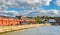 View of Newhaven Harbour in Edinburgh