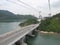 View from Ngong Ping cableway, Tung Chung, Lantau island, Hong Kong